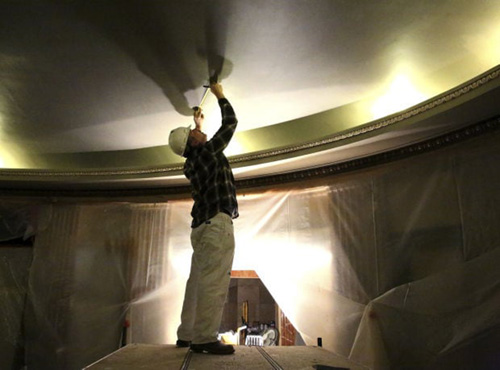 ALA Projects: Ceiling Gild at Lincoln's Tomb
