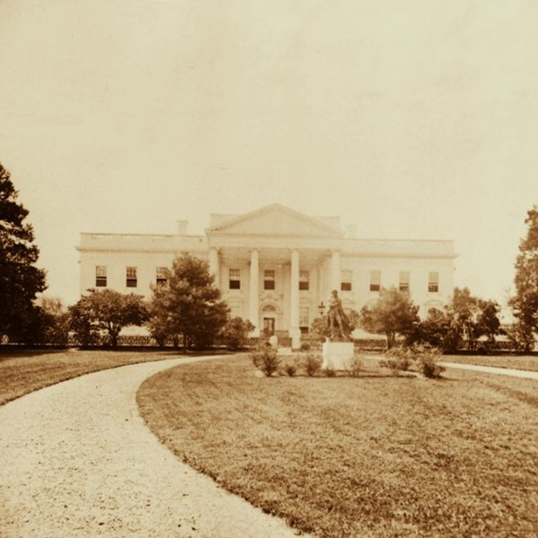 North Front of the White House c. 1860